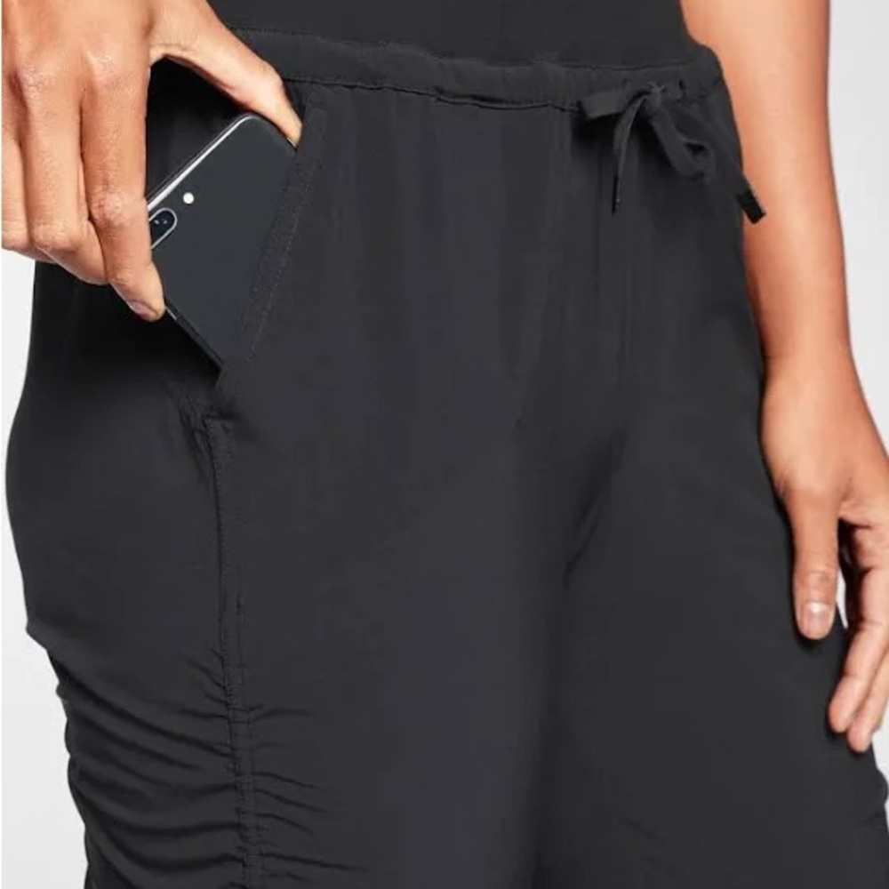 Athleta Attitude Yoga Pilates Workout Pant Black Size 12 - Picture 2 of 11